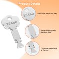thumbnail image 2 of Llave de alarma contra incendios Aocies 25460 para Gamewell y Elevator, 2 of 3