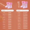 thumbnail image 4 of Botas de lluvia para niños, forro interior desmontable, Botas de lluvia con forro polar grueso, nuevo estilo de otoño/invierno, forro de calcetín de algodón, 4 of 5
