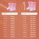 thumbnail image 4 of Botas de lluvia para niños, forro interior desmontable, Botas de lluvia con forro polar grueso, nuevo estilo de otoño/invierno, forro de calcetín de algodón, 4 of 5