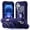 Dark Purple, variant on Kryonix for iPhone 17 Pro Max Case with Ring Holder,Durable Military-Grade Rugged Shock-Absorbing Silicone Rubber Protective Case with 360° Rotating Kickstand for Women and Girls