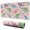 Pink Cartoon Dinosaurs-2, variant on Long Mouse Pads for Desk,Pink Cartoon Dinosaurs Volcanoes Pattern Desk Mats on Top Of Desks, Desk Mouse Pad Extra Large with 3mm Non-Slip Base and Stitched Edge for Gaming,Office,Work,Home 31.5"x11.8"