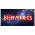 thumbnail image 1 of Heart Shaped Neon Banner with Steampunk Elements and Welcome Message in Spanish Party Decorations Backdrop Photography Props Event Decors Gatherings Celebrations, 1 of 4