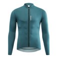 thumbnail image 3 of WOSAWE Otoño Blanco Manga Larga Jersey Ropa Carrera Hombres Ciclismo Jersey Pro Equipo Carretera Bicicleta Ciclismo Ropa Malla Transpirable, 3 of 5