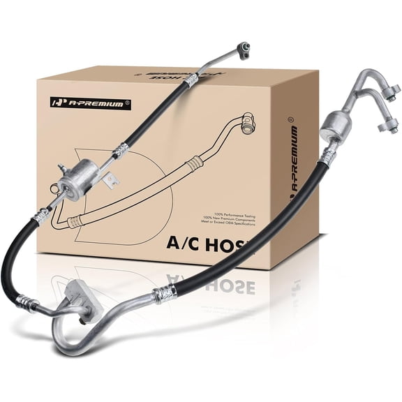 A-Premium A/C Manifold Suction and Discharge Line Hose Assembly Compatible with Ford Windstar 1998-2003