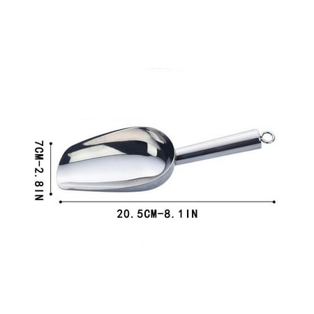 

TMOYZQ Kitchen Supplies Thickened Stainless Steel Ice Shovel Tea Shovel Grain Shovel French Fries Shovel Kitchen Tool on Clearance