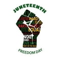 thumbnail image 3 of Adebowale 12x12 Black Modern Framed Museum Art Print Titled - Freedom Day, 3 of 5