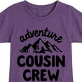 thumbnail image 3 of Instant Message - Adventure Cousin Crew - Toddler & Youth Girls Short Sleeve Graphic T-Shirt, 3 of 6
