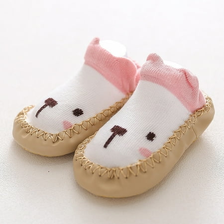 

Newborn Baby Cartoon Newborn Baby Girls Boys Anti-Slip Socks Slipper Shoes Boots CHMORA