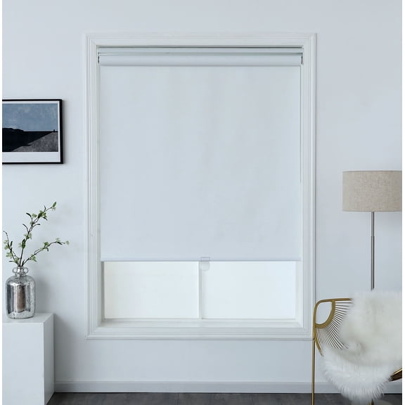 100% Polyester Maximus Blackout Roller Shade 27x64"Off White Multiple Sizes