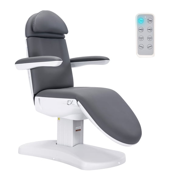 Massimo Electric Spa Treatment Table 4 Motors Massage Bed, Spa Resort Salon Tattoo Equipment, Dark Grey