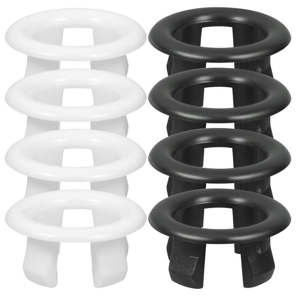10pcs Bathroom Sink Overflow Cover Rings Bath Drain Trim Rings Wash Basin Drain Covers