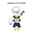 thumbnail image 2 of Lolynie Plush Doll Clothes, 6.7 Inches Cute Couple Dress Set Doll Clothes For Plush Doll, Kawaii Doll Accessories Toys Gifts For Girls(Only Clothes), 2 of 3