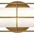 thumbnail image 2 of Saylor - Light Heritage Brass Brass Coastal / Transitional - LED Steel Wall Sconce, 2 of 12