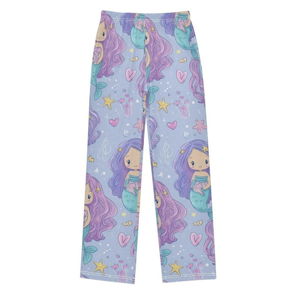 Sweet Mermaids Boys Pajama Pants Soft and Lightweight Elastic Waistband Children's Pajama Pants