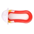 thumbnail image 4 of Sillón reclinable portátil para exteriores y hamaca acuática de PVC de color naranja, 4 of 8