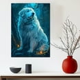 thumbnail image 5 of Great Pyrenees Dog Watercolor Art Poster - Great Pyrenees Dog Canvas Wall Art For Bedroom Decor - Bathroom Decor - Dog Wallpaper, 5 of 6