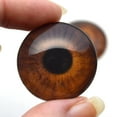 thumbnail image 5 of Medium Brown Human Inspired Glass Eyes, 5 of 7