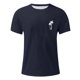 thumbnail image 4 of Camisas de Manga Larga para Hombres Imprimir Casual Cuello Redondo Blusa de Manga Corta, Camisas de Lino para Hombres, 4 of 4