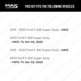thumbnail image 2 of MAX Advanced Brakes - Front Brake Kit For 2013-2023 Ford F250 Super Duty| Carbon Ceramic Brake Pad and Rotor Kit| Daily Driving OE Replacement Brake Rotors, 2 of 9