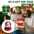 thumbnail image 4 of Light-Up Christmas Snowman Crystal Ball, Resin Desktop Ornament with Christmas Tree Design, Decorative Gift for Holiday Decor, 4 of 5