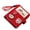 Red, variant on Travel Planner Notebook Scrapbook Notepads Logbooks Journal With Removable Paper For Recording Journey Vacation Stamping