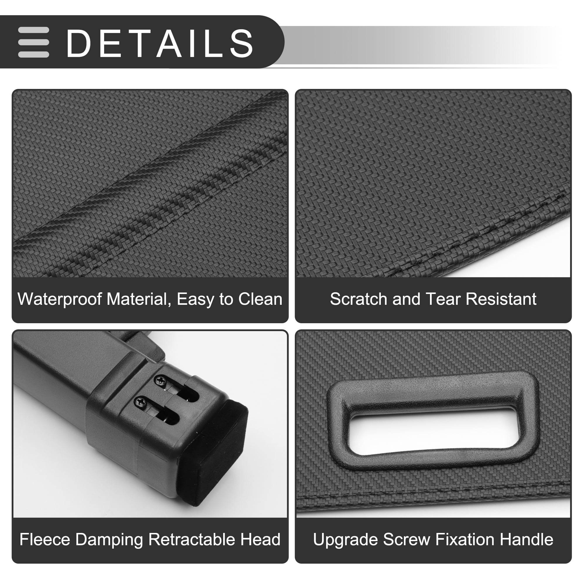 Unique Bargains Car Trunk Cargo Cover for Hyundai Ioniq 5 2022-2024 Rear Trunk Shelf