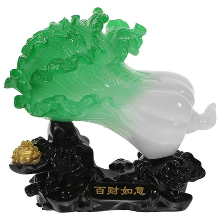 Tineasur home decor Chinese Cabbage Adornment Resin Decoration Women Home Decoration 1Set