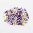 thumbnail image 2 of HLONK Mélange Argent-Gris Perles en Verre Nacré Perles Couleur Mixte, 2 of 4