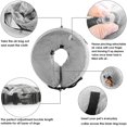 thumbnail image 2 of Collier de Protection pour Animaux de Compagnie Protection Gonflable pour Chiens Boucle Grise, 2 of 4
