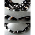 thumbnail image 6 of Black and White Sardonyx 3-Sided Tube Beads | 40x10mm | 2 Beads |, 6 of 6