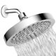thumbnail image 1 of Sincero Alcachofa de ducha antical, Alcachofa de ducha de alta presión, Alcachofa de ducha fija, Alcachofa de ducha tipo lluvia con ahorro de agua, Alcachofa de ducha tipo lluvia redonda, Al, 1 of 5
