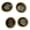 Style 5, variant on 4 Pcs Elegant Styles Uniform Buttons Jackets Buttons Pants Buttons Alloy Buttons Dress Buttons for Airport Ground Staff