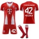 thumbnail image 1 of 2025-2026 Bayern Munich Home Kids Adult Football Shirt with Socks, 1 of 2
