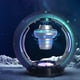 thumbnail image 2 of Altavoz de levitación magnética con luces LED, Altavoz Bluetooth levitante, nave espacial, altavoces flotantes inalámbricos, adorno, 2 of 8