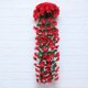 thumbnail image 5 of Vid de flores artificiales para colgar en la pared, decoración floral, vid violeta artificial, decoración para el hogar, hotel, rojo kenally HA6541-01B, 5 of 6