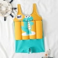 thumbnail image 5 of Floatation Swimsuit Buoyancy Float Suit One Piece Floating Swimwear For Boys Sleeveless Cute Print Bathing Suit Yellow 12-18 Months, 5 of 6