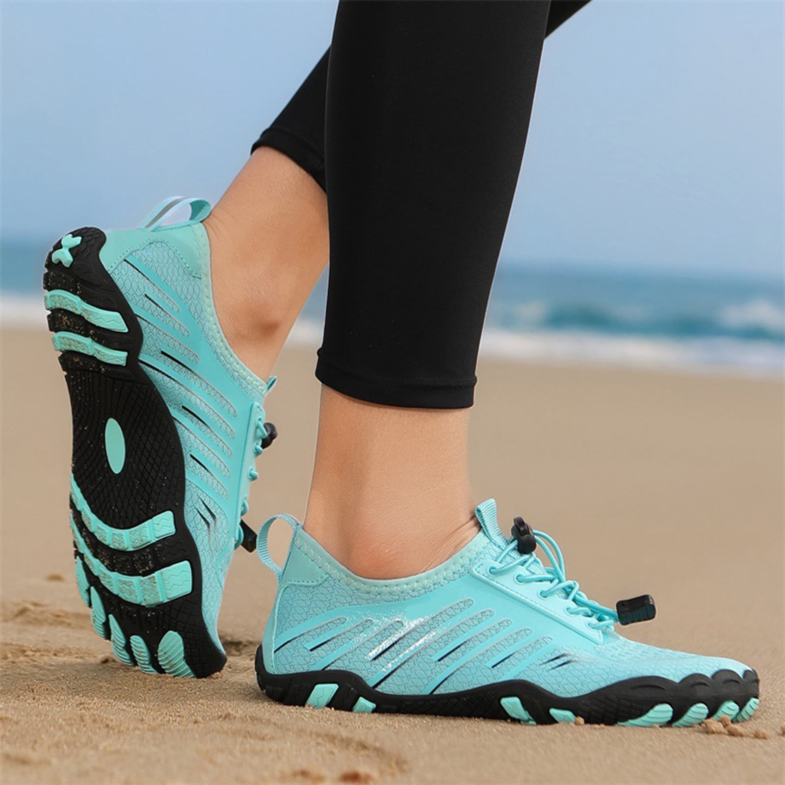 Win s Way Women's Water Sports Sneakers, Quick-Dry Breathable Walking Shoes for Hiking Yoga Beach