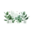 thumbnail image 2 of PEONAVET Wall Stickers Tropical Plants Leaves Wall Stickers Home 's Room Green Plants Stickers, 2 of 6
