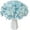 Light Blue, variant on 10pcs Light Blue Fake Flowers Hydrangea Heads Silk Flowers with Stems for Mother's Day Easter Home Kitchen Wedding Decorations (vase not Include)