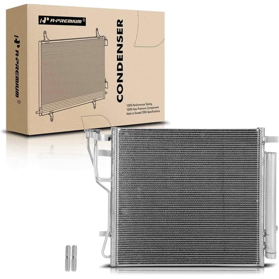 A-Premium Air Conditioning A/C Condenser Compatible with Kia K5 2021-2022, 2.5L, Replace# 97606L3300