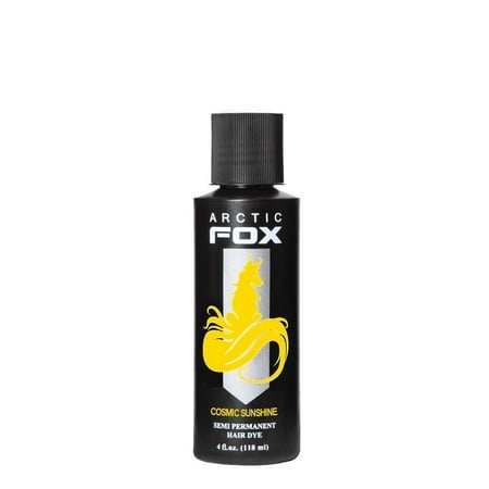 Two Young Arctic Foxes - arctic fox semi permanent hair dye - 4 ounce cosmic sunshine #11