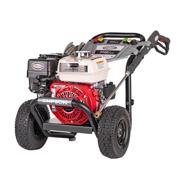 Simpson 3500 PSI at 2.5 GPM HONDA GX200 AAA Triplex Pump Cold Water Professional Gas Pressure Washer