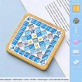 thumbnail image 1 of Mosaic Coaster DIY Kit Novelty Creative Craft for Kids, DIY Art Supplies with Colorful Tiles & Tools, 1 of 5