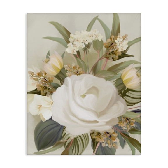 Stupell Industries French Country Charming Soft Rose Bundle Canvas Art, 16 x 20, by House Fenway