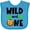 Turquoise, variant on Inktastic Wild and One Cute Lion Birthday Boys or Girls Baby Bib