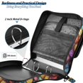 thumbnail image 4 of FORMRS Zipper Binder with Shoulder Strap 2-inch Ring 500 Sheet Capacity File Bag, Vibrant Dragon Scales Pattern, 4 of 5