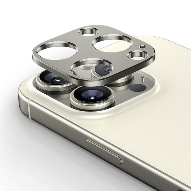 Aluminum Alloy Camera Lens Protector for iPhone 16 Pro/Pro Max - Custom Fit, Shock Absorption, Scratch Resistance, Easy Installation