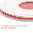 thumbnail image 3 of Cible Suspendue 6.2*2.4*0.3 Po pour Compétition Tir Extérieur 10ensemble Blanc Rouge Microfibre Précision, 3 of 8