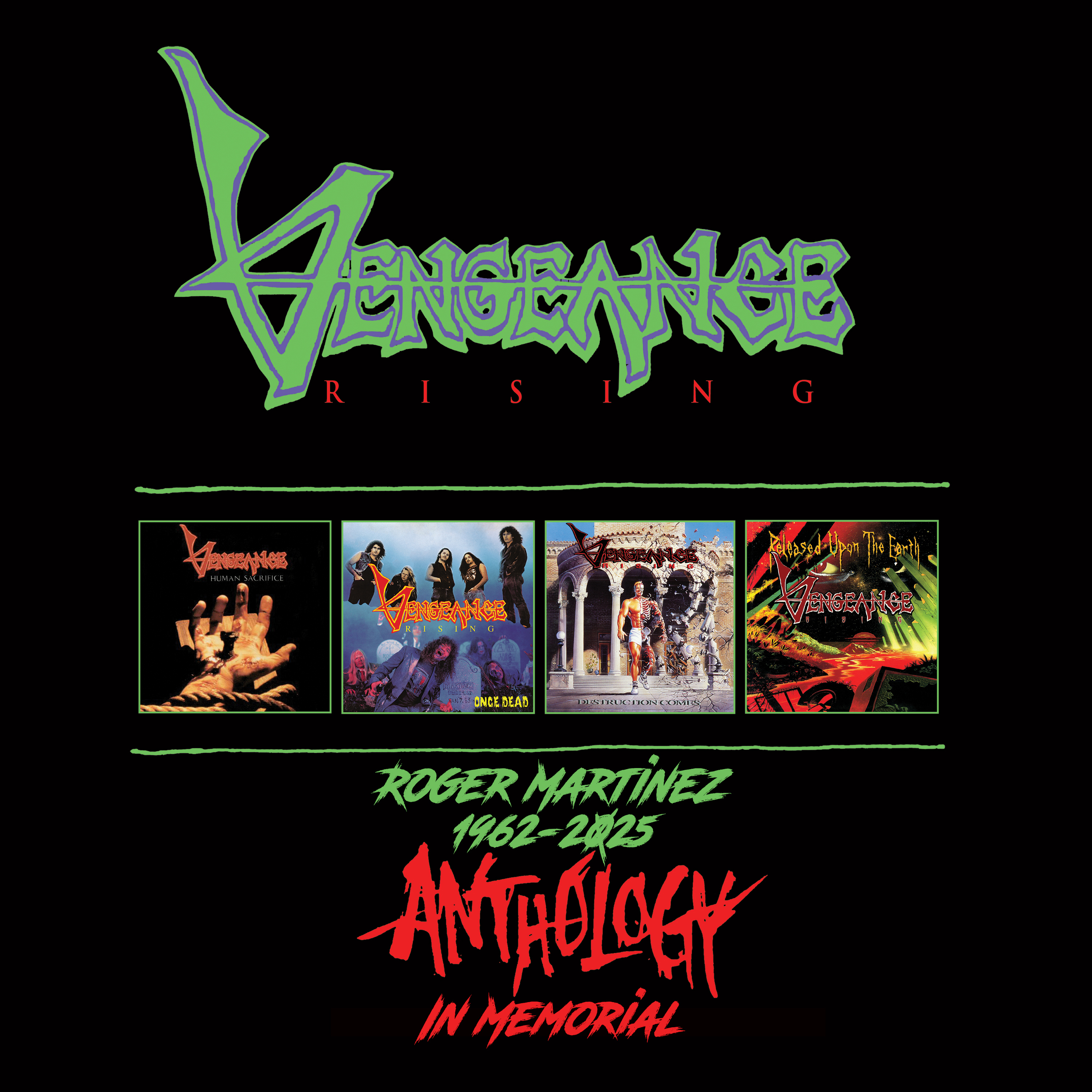 Vengeance Rising - Anthology - Blood Red/Black - Music & Performance - Vinyl