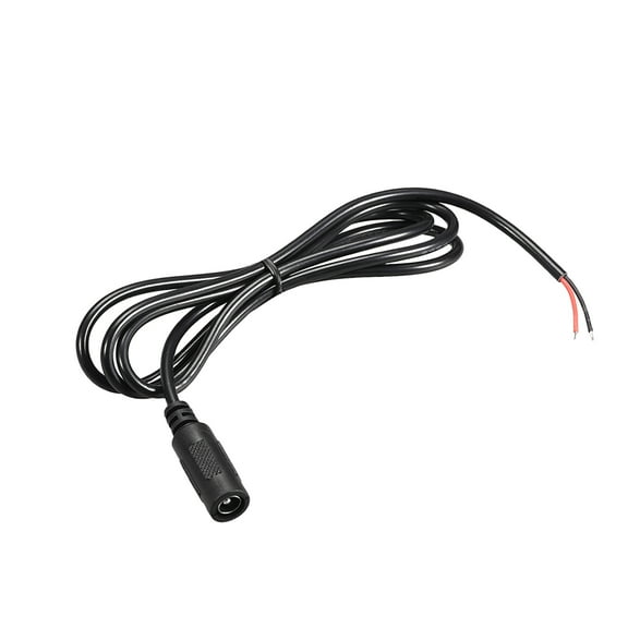 Uxcell 2 Pack DC Power 5.5mm x 2.1mm 2A 1Meter,Female Plug Connector Pigtail